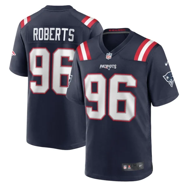 Sam roberts new england patriots nike game player jersey Navy
