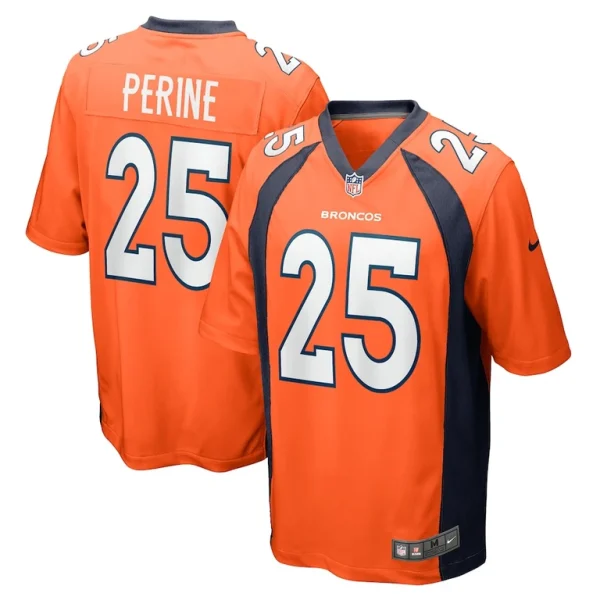 Samaje perine denver broncos nike game player jersey Orange