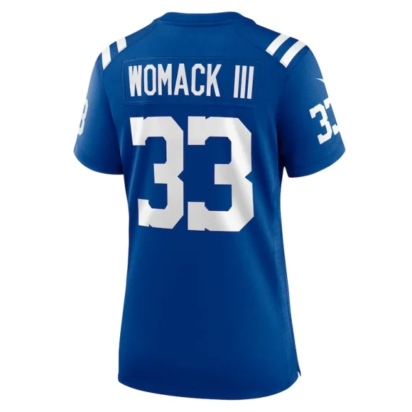 Samuel womack iii indianapolis colts nike womens game jersey Royal L