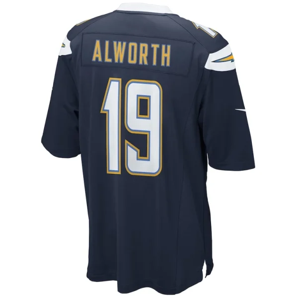 San diego chargers nike lance alworth gridiron classics retired player game jersey Navy L