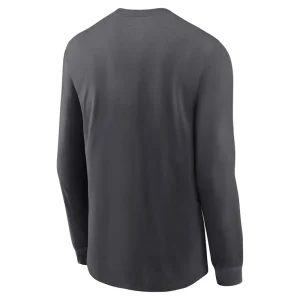 San francisco 49ers nike 2023 nfc champions locker room trophy collection long sleeve t shirt anthracite Multi L