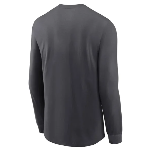 San francisco 49ers nike 2023 nfc champions locker room trophy collection long sleeve t shirt anthracite Multi L