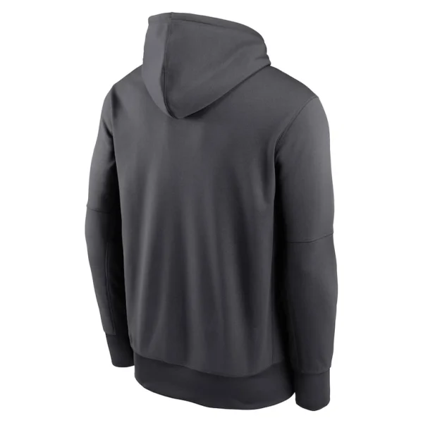San francisco 49ers nike 2023 nfc champions locker room trophy collection pullover hoodie – anthracite Multi L