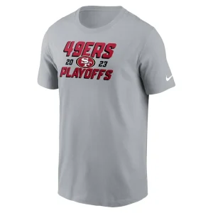 San francisco 49ers nike 2023 nfl playoffs iconic t shirt – gray Multi M