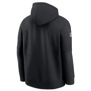 San francisco 49ers nike 2024 nfl crucial catch big tall club pullover hoodie Black XLT