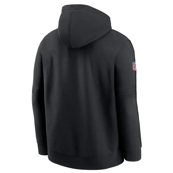San francisco 49ers nike 2024 nfl crucial catch big tall club pullover hoodie Black XLT