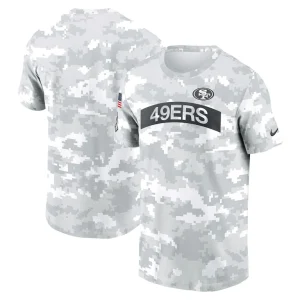 San francisco 49ers nike 2024 salute to service big tall performance t shirt White