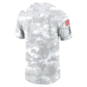 San francisco 49ers nike 2024 salute to service big tall performance t shirt White XLT