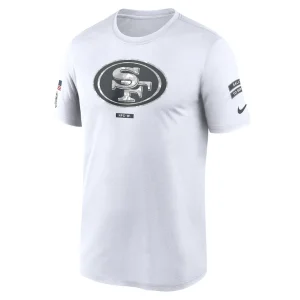 San francisco 49ers nike 2024 salute to service legend performance t shirt White M