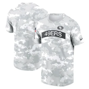 San francisco 49ers nike 2024 salute to service performance t shirt Arctic camo