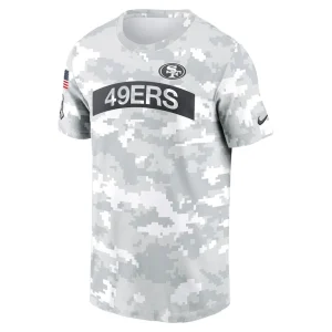 San francisco 49ers nike 2024 salute to service performance t shirt Arctic camo M