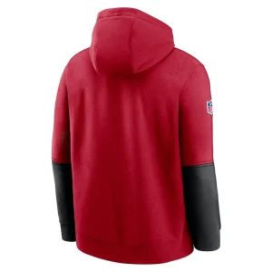 San francisco 49ers nike 2024 sideline club pullover hoodie Scarlet L