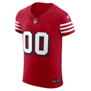 San francisco 49ers nike alternate vapor f.u.s.e. elite custom jersey Scarlet 44
