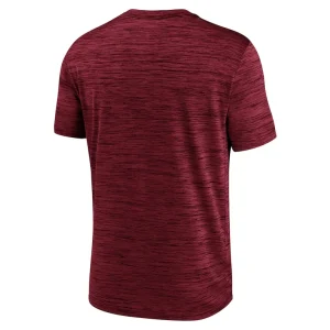 San francisco 49ers nike big tall velocity jock tag performance t shirt Scarlet 3XT