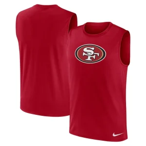 San francisco 49ers nike blitz legend muscle tank top Scarlet