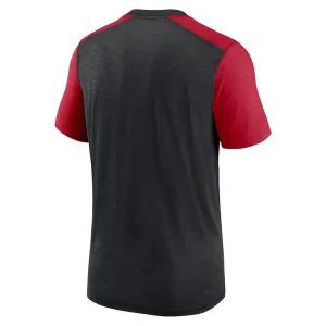 San francisco 49ers nike color block team name t shirt Heathered black L