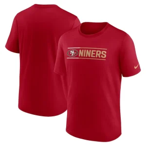 San francisco 49ers nike exceed performance t shirt Scarlet