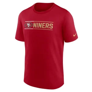 San francisco 49ers nike exceed performance t shirt Scarlet M