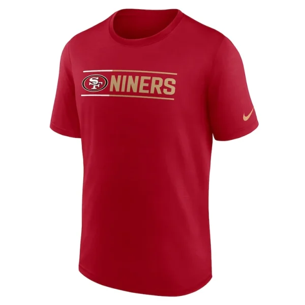 San francisco 49ers nike exceed performance t shirt Scarlet M