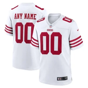 San francisco 49ers nike game custom player jersey White