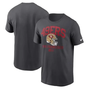 San francisco 49ers nike helmet essential t shirt anthracite Multi