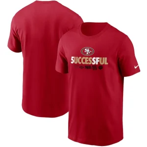 San francisco 49ers nike hometown collection success t shirt Scarlet