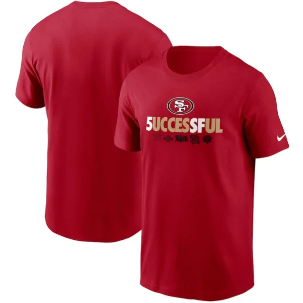 San francisco 49ers nike hometown collection success t shirt Scarlet