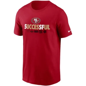 San francisco 49ers nike hometown collection success t shirt Scarlet M
