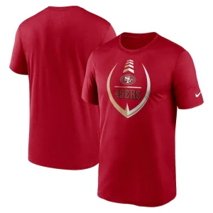 San francisco 49ers nike icon legend performance t shirt Scarlet