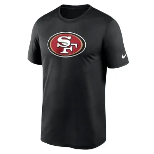 San francisco 49ers nike legend logo performance t shirt Black M