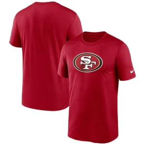 San francisco 49ers nike legend logo performance t shirt Scarlet