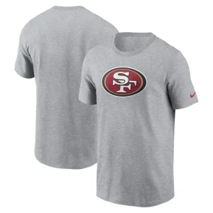 San francisco 49ers nike logo essential t shirt Gray