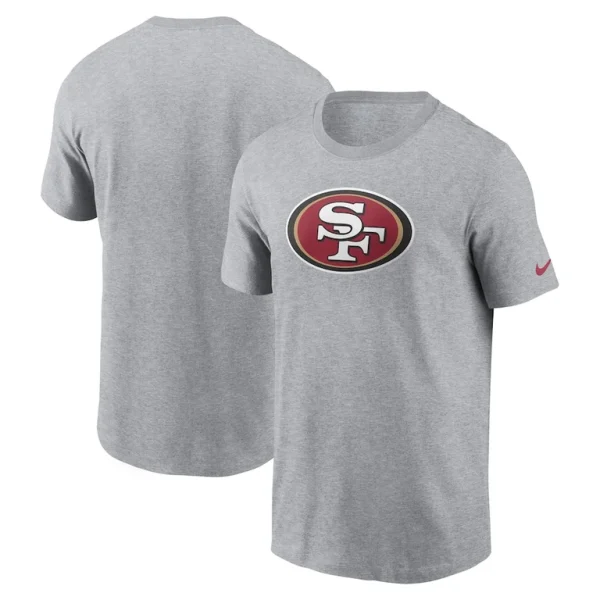 San francisco 49ers nike logo essential t shirt Gray