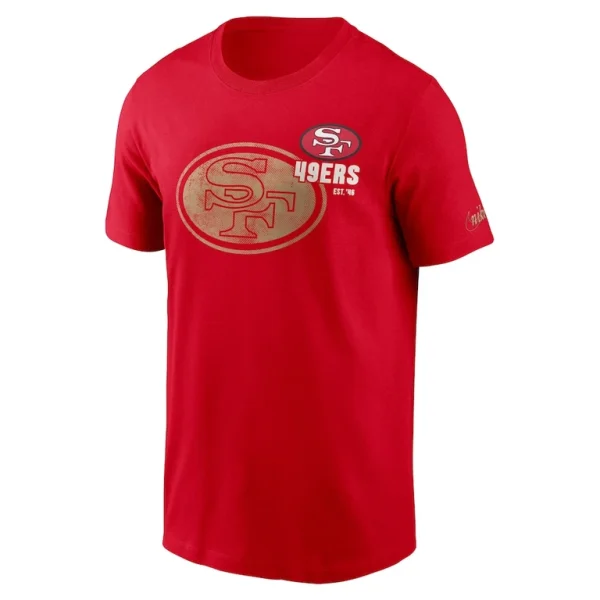San francisco 49ers nike logo essential t shirt Scarlet M
