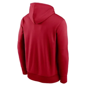 San francisco 49ers nike performance pullover hoodie Scarlet L