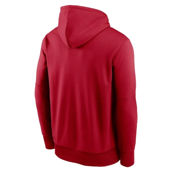 San francisco 49ers nike performance pullover hoodie Scarlet L