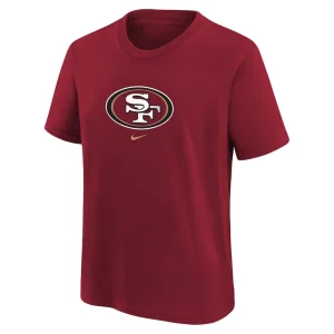 San francisco 49ers nike preschool team wordmark t shirt Scarlet 56