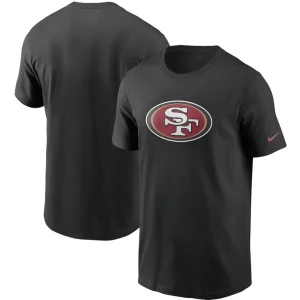 San francisco 49ers nike primary logo t shirt Black