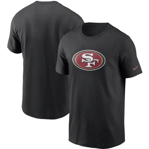 San francisco 49ers nike primary logo t shirt Black