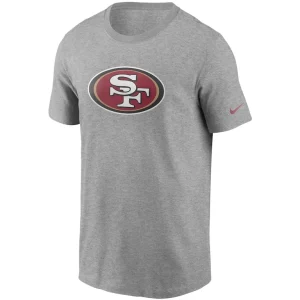 San francisco 49ers nike primary logo t shirt Heathered gray M