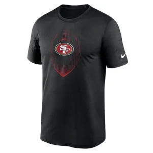 San francisco 49ers nike primetime legend icon performance t shirt Black M