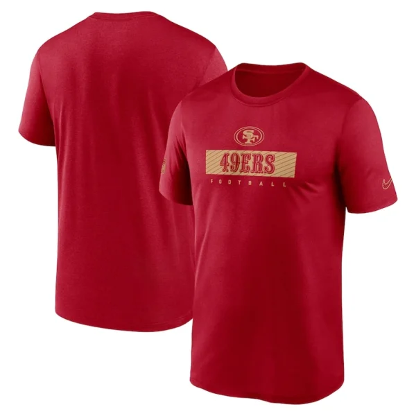 San francisco 49ers nike sideline legend performance t shirt Scarlet