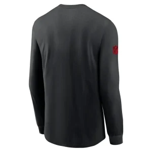 San francisco 49ers nike sideline performance long sleeve t shirt Black L