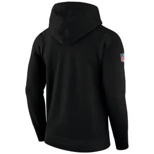 San francisco 49ers nike sideline player performance pullover hoodie Black L