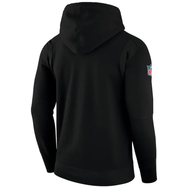 San francisco 49ers nike sideline player performance pullover hoodie Black L