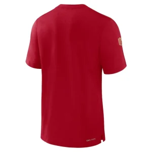 San francisco 49ers nike sideline player performance t shirt Scarlet L
