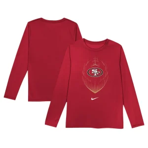 San francisco 49ers nike toddler legend icon long sleeve t shirt Scarlet