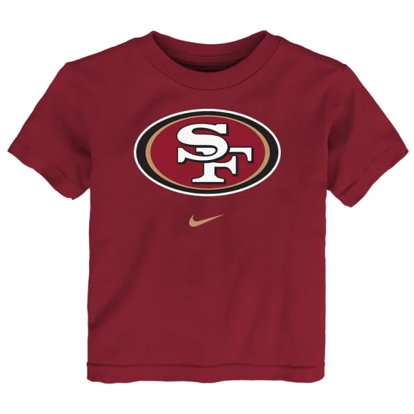 San francisco 49ers nike toddler logo t shirt Scarlet