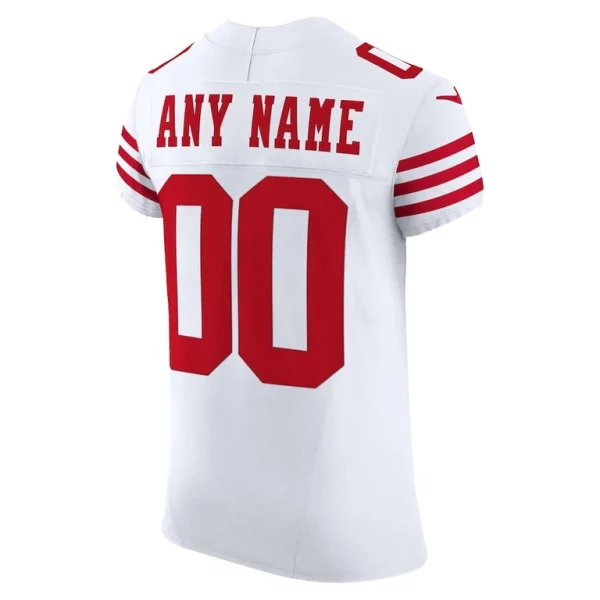 San francisco 49ers nike vapor f.u.s.e. elite custom jersey White 48