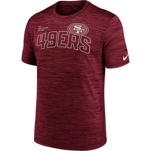San francisco 49ers nike velocity arch performance t shirt Scarlet M